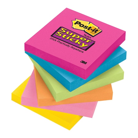 Post-It Post-it 3 in. W X 3 in. L Assorted Sticky Notes 1 pad 654-SSPK